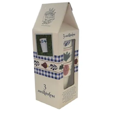 Obrázok produktu pre Boerenbont pohár na mlieko Sonja - sada 3 ks