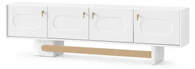 Produktbild von TV-Lowboard Fernsehkommode Medienkonsole Medienmöbel TV-Schrank