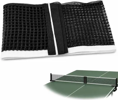 Imagen del producto de Red de tenis de mesa, color , de 180 x 14 cm, para marcos de hasta 183 cm, ideal para entrenamientos