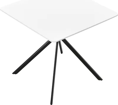 Obrázok produktu pre [en.casa] Jedálenský stôl - biely 78x78x75cm - Kuchynský stôl Jedálenský stôl Konferenčný stôl
