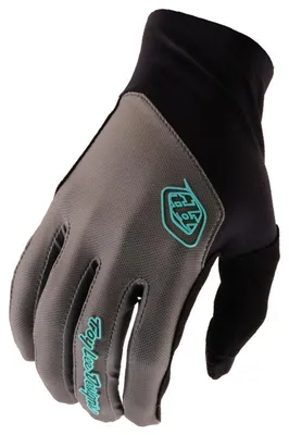 Image de Gants Troy Lee Designs Flowline pour vélo, longs, couleur vert armée, taille L