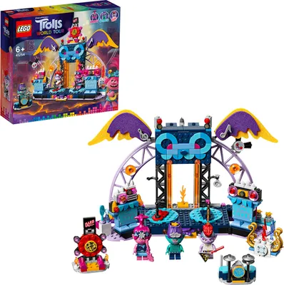 Zdjęcie produktu dla LEGO Trolls Volcano Rock City Concert Playset, Zestaw do budowania, 6 lat(a), 387 szt., 604 g