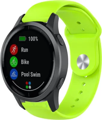 Produktbild von Strap-it Garmin Vivoactive 4 Sportarmband - 45mm - Hellgrün