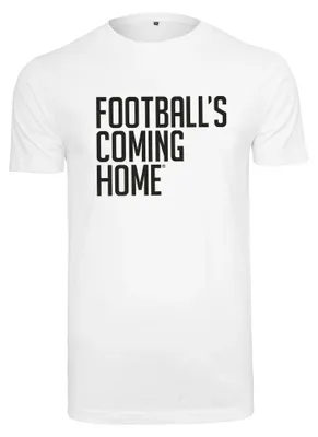 Produktbild von MerchCode - "Footballs Coming Home" T-Shirt für Herren TN3073 (M) (Weiß)