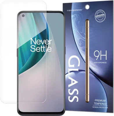 Obrázek produktu pro 3X Armoured Protective Glass 9H Tempered Glass Screen Protector kompatibilní s OnePlus Nord N200 5G