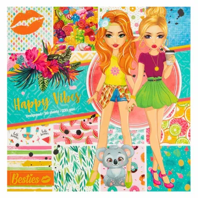 Productafbeelding van Grafix Besties: Designblok, Happy Vipes