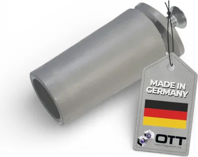 Produktbild von Rollladen-Stopper 40 mm hellgrau | Anschlagpuffer für Außenrollladen | inkl. Schraube RF-AP-40-GR