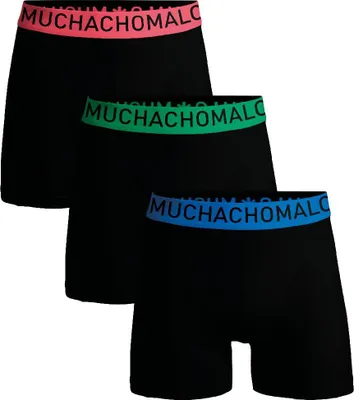 Produktbild von Muchachomalo Herren Boxershorts – 3er Pack – Microfaser & Stretch – Leichte Sport-Unterwäsche – Größe M - U-MICROFIB1010-130