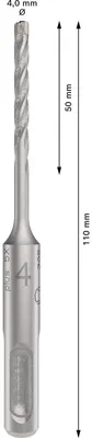 Image de Bosch PRO SDS plus-5X Marteau perforateur 4 x 50 x 110 mm - 2608836604