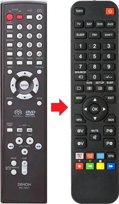 Produktbild von Fernbedienung geeignet für DENON RC-1017