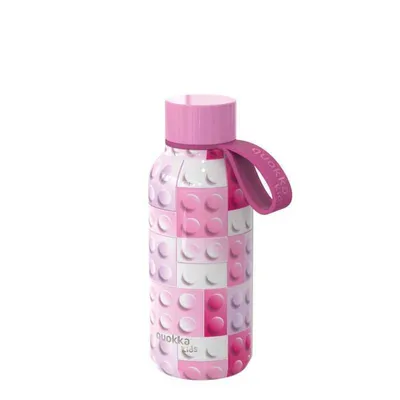 Obrázek produktu pro QUOKKA KIDS Nerezová láhev - PINK BRICKS QUOKKA