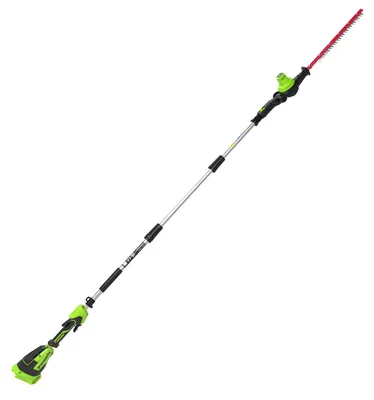 Productafbeelding van Greenworks 24V telescopische heggenschaar, 51 cm, borstelloze motor, dubbele messen, 28