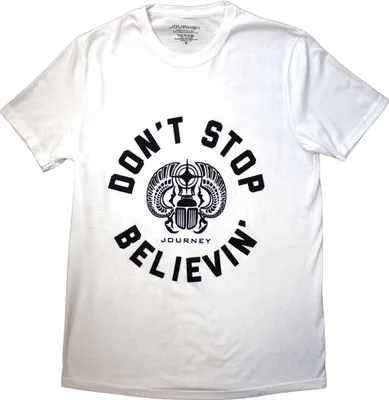 Produktbild von Journey - "Believin" T-Shirt für Herren/Damen Uni RO11732 (M) (Weiß)