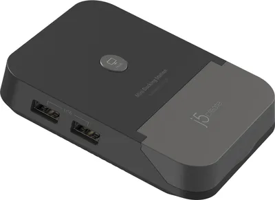 Produktbild von j5create Mini JCD620 USB-Typ C Docking Station - Ladefunktion - Schwarz, Grau - Tragbar - 1 Unterstützte Displays - 4K, 4K UHD, Full HD - 3840 x 2160, 1920 x 1080 - 3 x USB-Anschlüsse - 2 x USB Typ-A-Anschlüsse - USB Typ-A - 1 x USB Typ-C-Anschlüsse - USB Typ C - 1 x RJ-45-Anschlüsse - Netzwerk (RJ-45) - HDMI - Kabelgebundenes - Gigabit-Ethernet - 100W