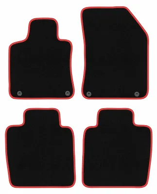 Obrázok produktu pre Velúrové autokoberce pre: DS. 9 2020- sedan čierno-červené