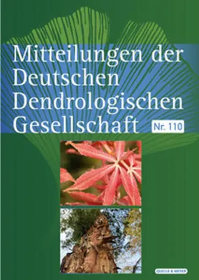 Zdjęcie produktu dla Mitteilungen der Deutschen Dendrologischen Gesellschaft Nr. 110