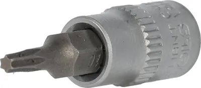 Produktbild von Brilliant Tools 1/4" Torx-Bit-Stecknuss, mit Stirnlochbohrung