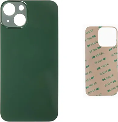 Produktbild von OEM iPhone 13 Akkudeckel Backcover Rückseite Glas Grün