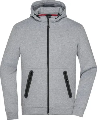 Produktbild von Men's Hooded Jacket light-melange, Gr. XL