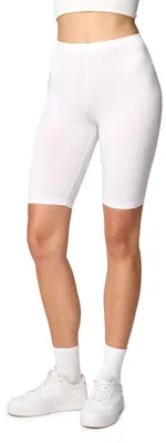 Produktbild von Merry Style Damen Kurze Leggings aus Viskose MS10-145(Weiß, L)