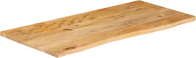 Produktbild von vidaXL Tischplatte mit Baumkante 120x60x3,8 cm Massivholz Mango