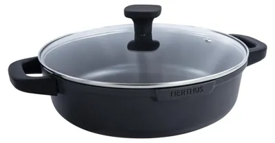 Bratpfanne Ø 28 cm, 4,1 l, Alu, Antihaft, Induktion, Glasdeckel