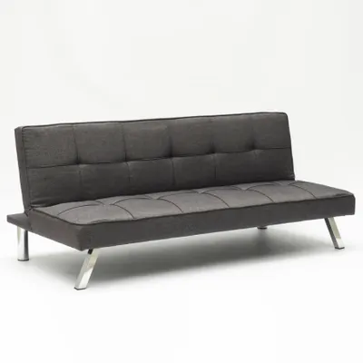 Produktbild von Design Schlafsofa Gemma, moderne 2-Sitzer Couch Mit Schlaffunktion - Dunkel Grau