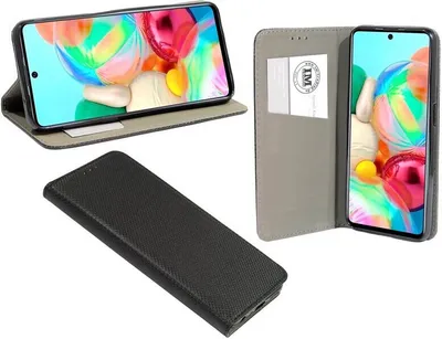 Imagen del producto de Funda tipo cartera "Smart" para teléfono móvil SAMSUNG GALAXY A72 5G, con compartimentos para tarjetas, función de soporte y protección, color