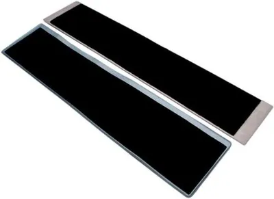 Image de Support de plaque d'immatriculation avec ruban adhésif - Support sans cadre - Montage de plaques d'immatriculation - Fixation solide sans cadre - 49 x 8 cm - sans cadre