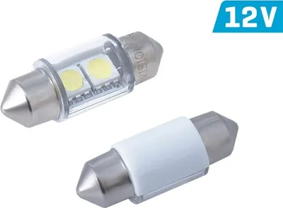 Zdjęcie produktu dla Żarówka VISION Festoon SV8.5 31mm 12V 2x 5050 SMD LED, biała, 2 szt.