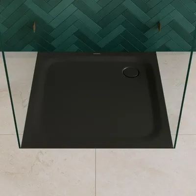 Productafbeelding van Kaldewei TEMPER douchebak, 80 x 80 cm, met Invisibe Grip en douchebakdrager