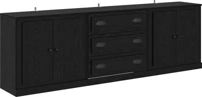 Produktbild von Sideboards 3 stk. Schwarze Eiche 210 x 35,5 x 67,5 cm