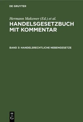 Produktbild von Handelsrechtliche Nebengesetze