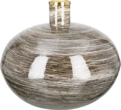 Produktbild von GILDE Vase bauchig Stripes H. 26 cm,50521