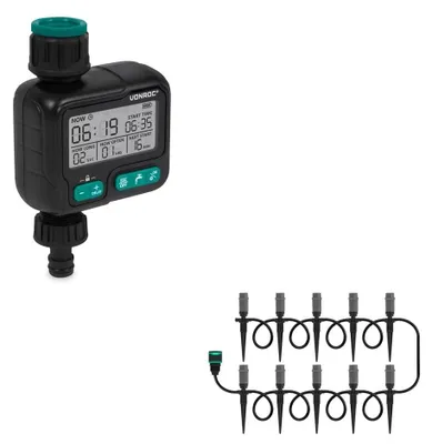 Bewässerungscomputer – digitaler Wasser-Timer, 1 Weg, Intervall 1h–15 Tage