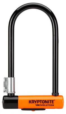 Produktbild von Kryptonite 2130, U-Schloss, Schwarz, Orange, 102 mm, 229 mm, 1,59 kg, 3 Stück(e)