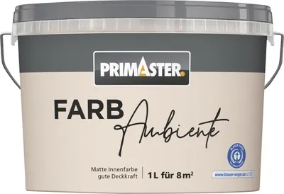 Produktbild von Primaster Farbambiente Wandfarbe matt nude 1 L