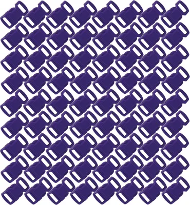 Produktbild von 75x Steckschnalle Gurtschnalle Verschluss Klickverschluss Paracord Rucksack lila