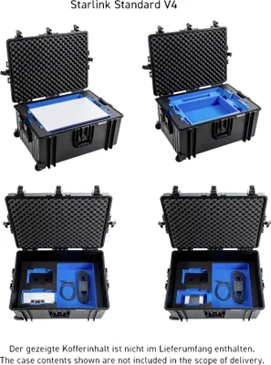 Produktbild von B&W satcom.case PP.1570 schwarz für Starlink3