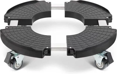 Image de Chariot à plate-forme réglable, 200 kg, noir, Ø 40-54 cm