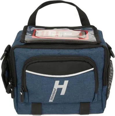 Produktbild von Haberland Lenkertasche 6l Bottle blau - praktische E-Bike-Lenkertasche mit KL...