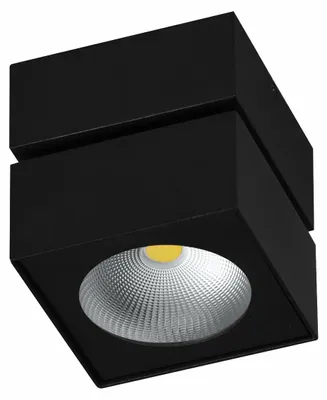 Produktbild von Rubyc Surface 14W Verstellbare LED-Wandleuchte, 40°-Schalter, Farbtemperatur 2700K/3200K/4000K, dimmbar, TRIAC, Mattschwarz - Beneito & Faure