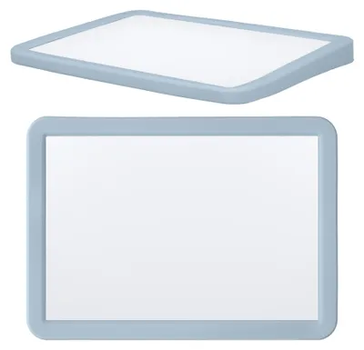 Produktbild von kwmobile Hülle für Apple Magic Trackpad Hülle - Silikon Bumper - Silikonhülle - Schutzhülle Case in Hellblau