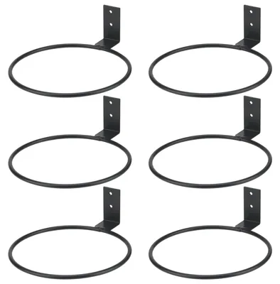 Imagen del producto de Soportes redondos para macetas, de 15 cm, paquete de 6 unidades, color , para jardín y balcón