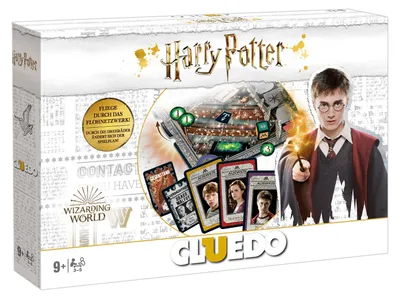 Produktbild von Cluedo Harry Potter Brettspiel Gesellschaftsspiel Edition Sonderedition weiß Deutsch