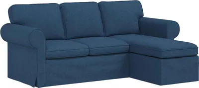 Immagine prodotto di Divano VidaXL blu 195 x 138 x 80 cm in tessuto