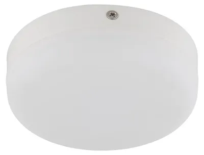 Image de Plafonnier LED, blanc mat, D 12 cm