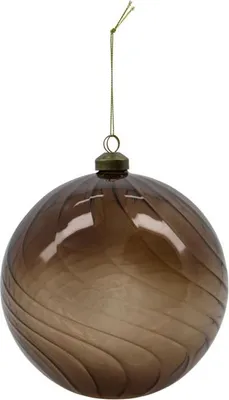 Produktbild von House Doctor Christbaumkugel FLUTED bernstein | Ø15cm
