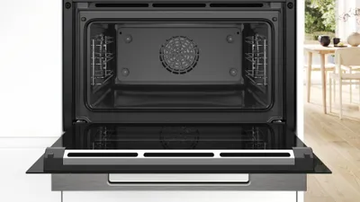 Obrázok produktu pre Bosch Serie 8 CBG7341B1, Malá, Elektrická rúra, 47 L, 47 L, 30 - 300 °C, Katalytické + hydrolytické