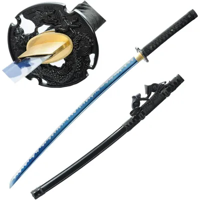 Produktbild von Samurai-Schwert Katana 103cm scharf, hochmanganhaltiger Stahl, Sammelobjekt, Geschenk